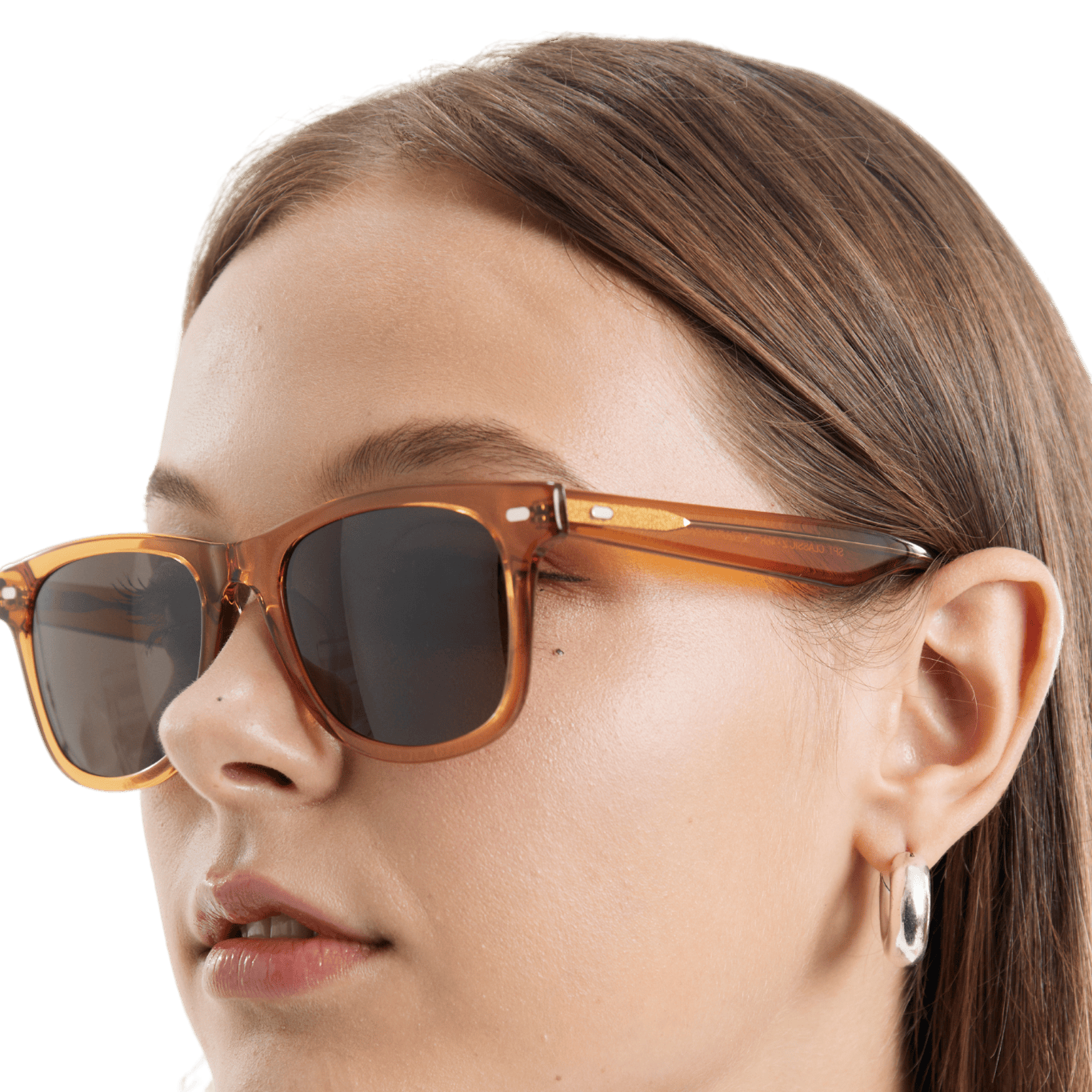 Rocket Eyewear SPT 2 Classic Burnt Orange Crystal with Brown Polarized Lenses