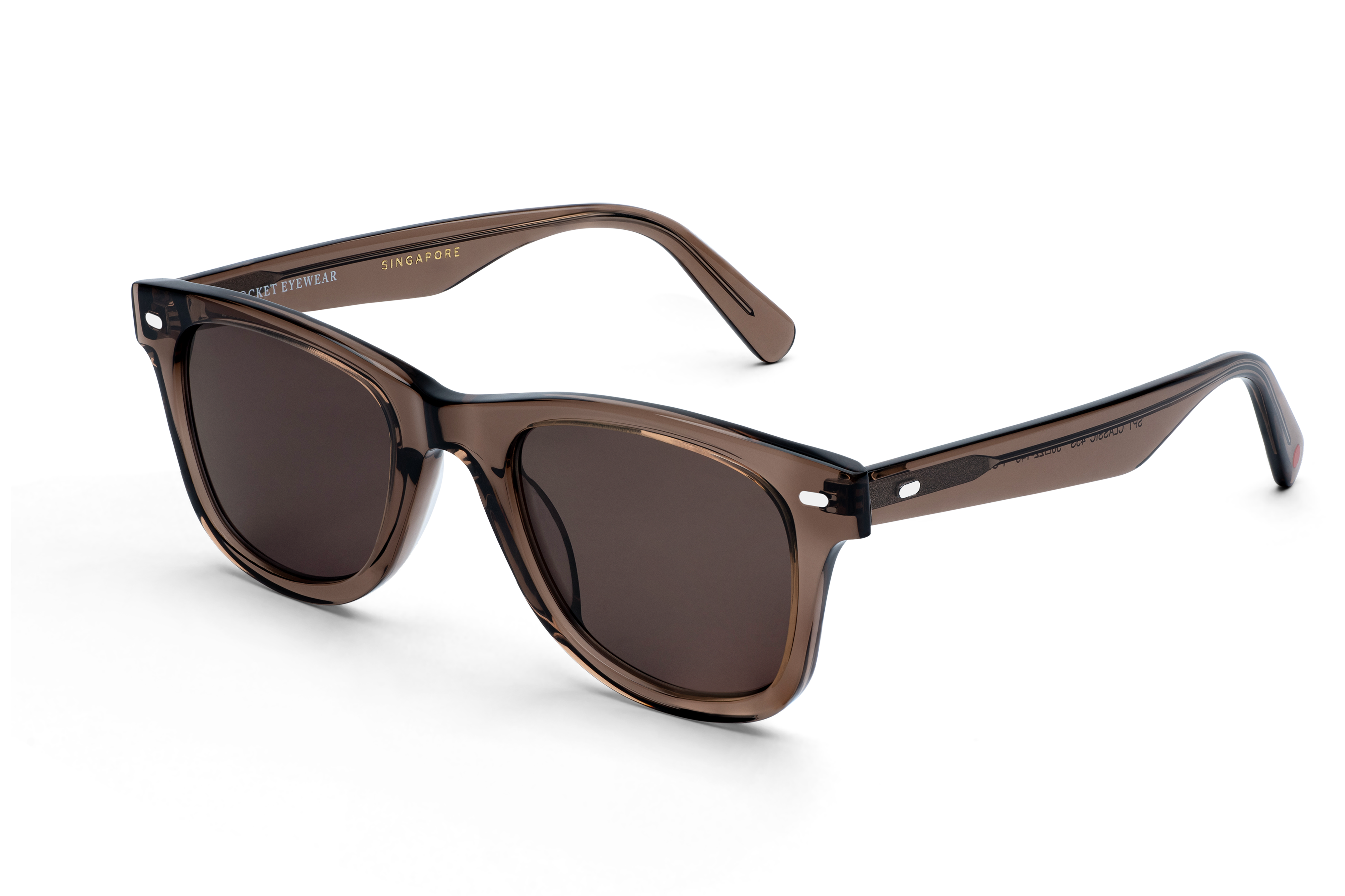 Rocket Eyewear SPT Classic Espresso Crystal with Brown Polarized Lenses (Limited Edition)