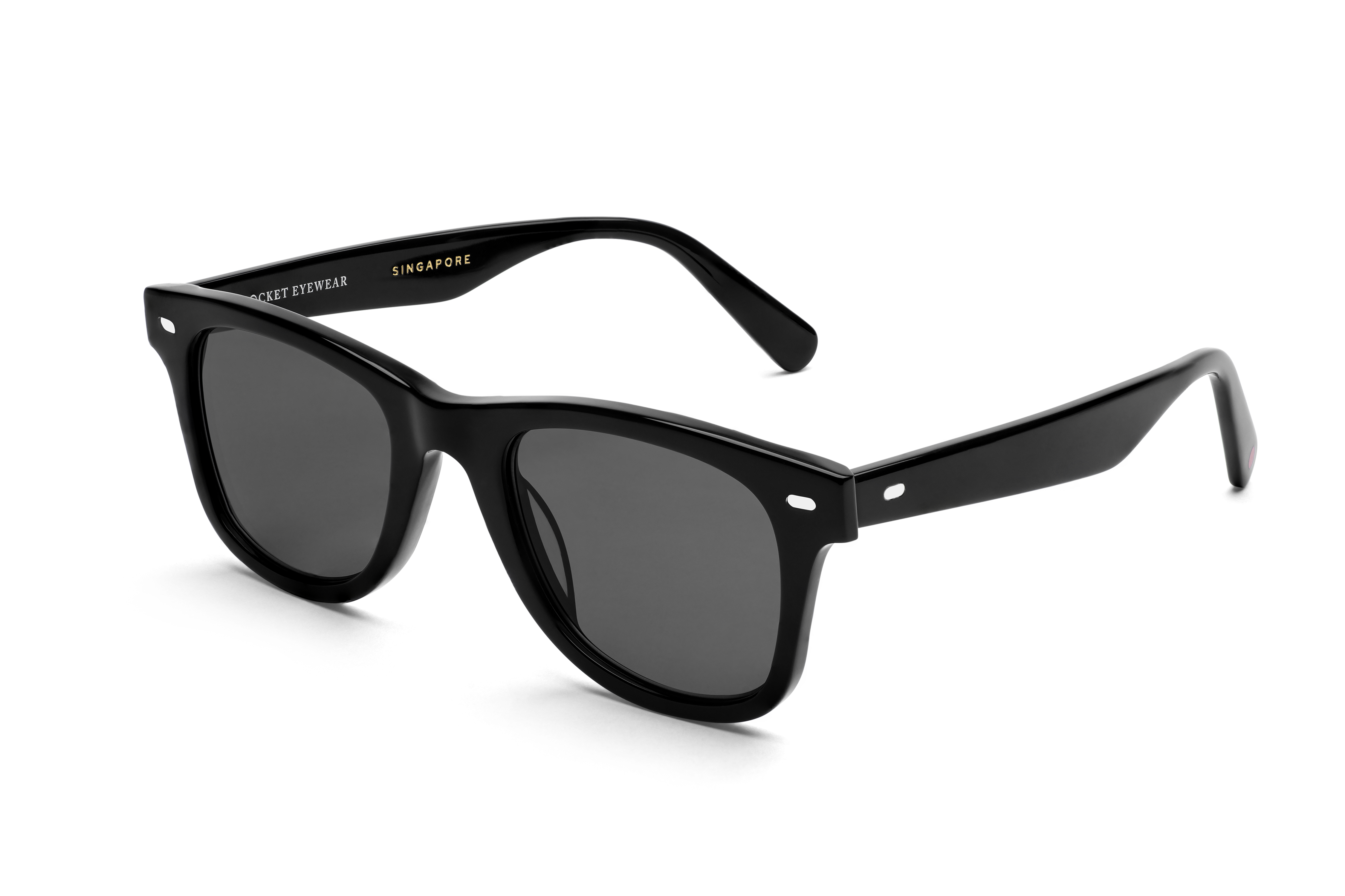 Rocket Eyewear SPT Classic Jet Black with Grey Polarized Lenses (Limited Edition)