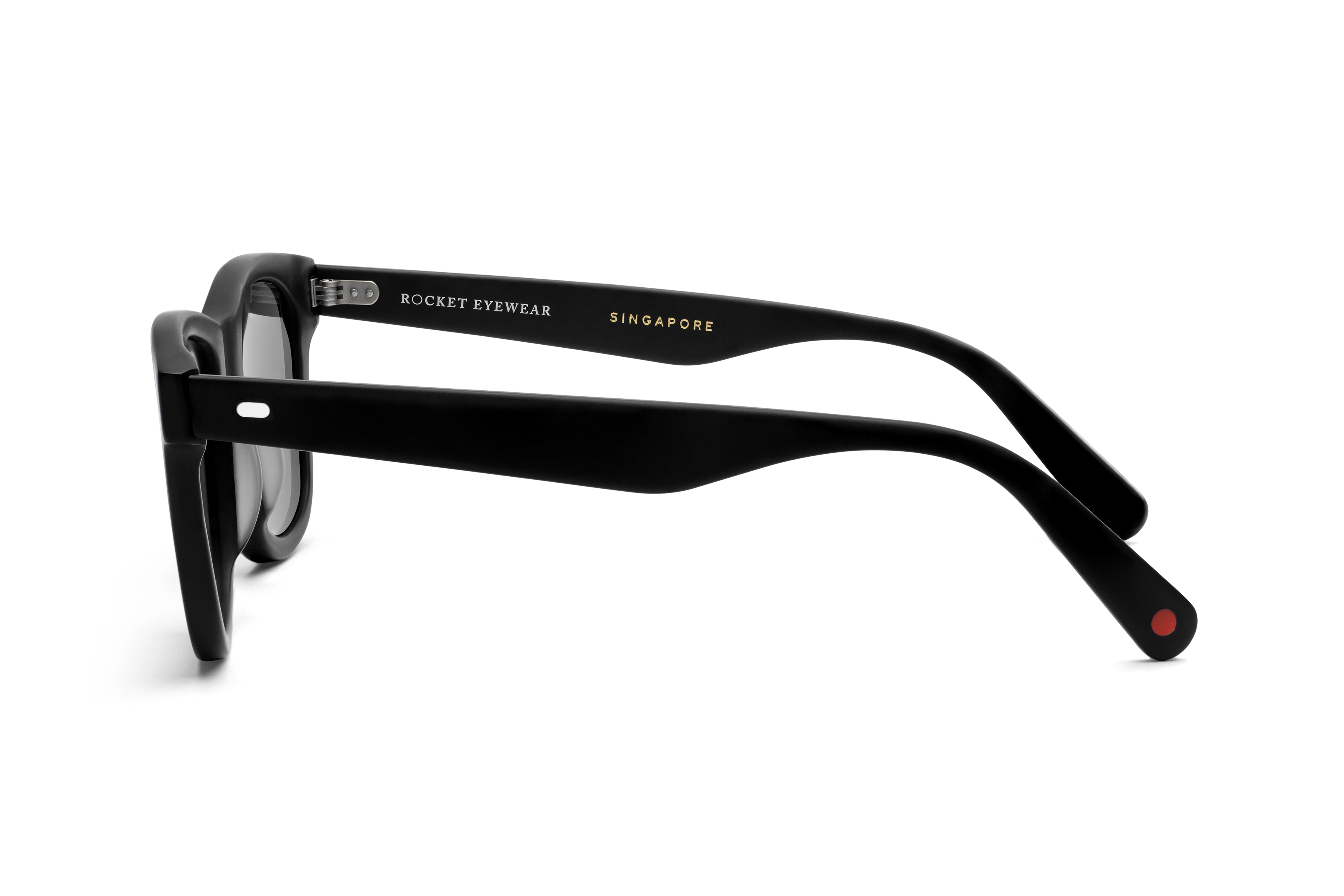 Lim Rocket Rocket Eyewear SPT Classic Matte Black with Grey Polarized Lenses (Lim