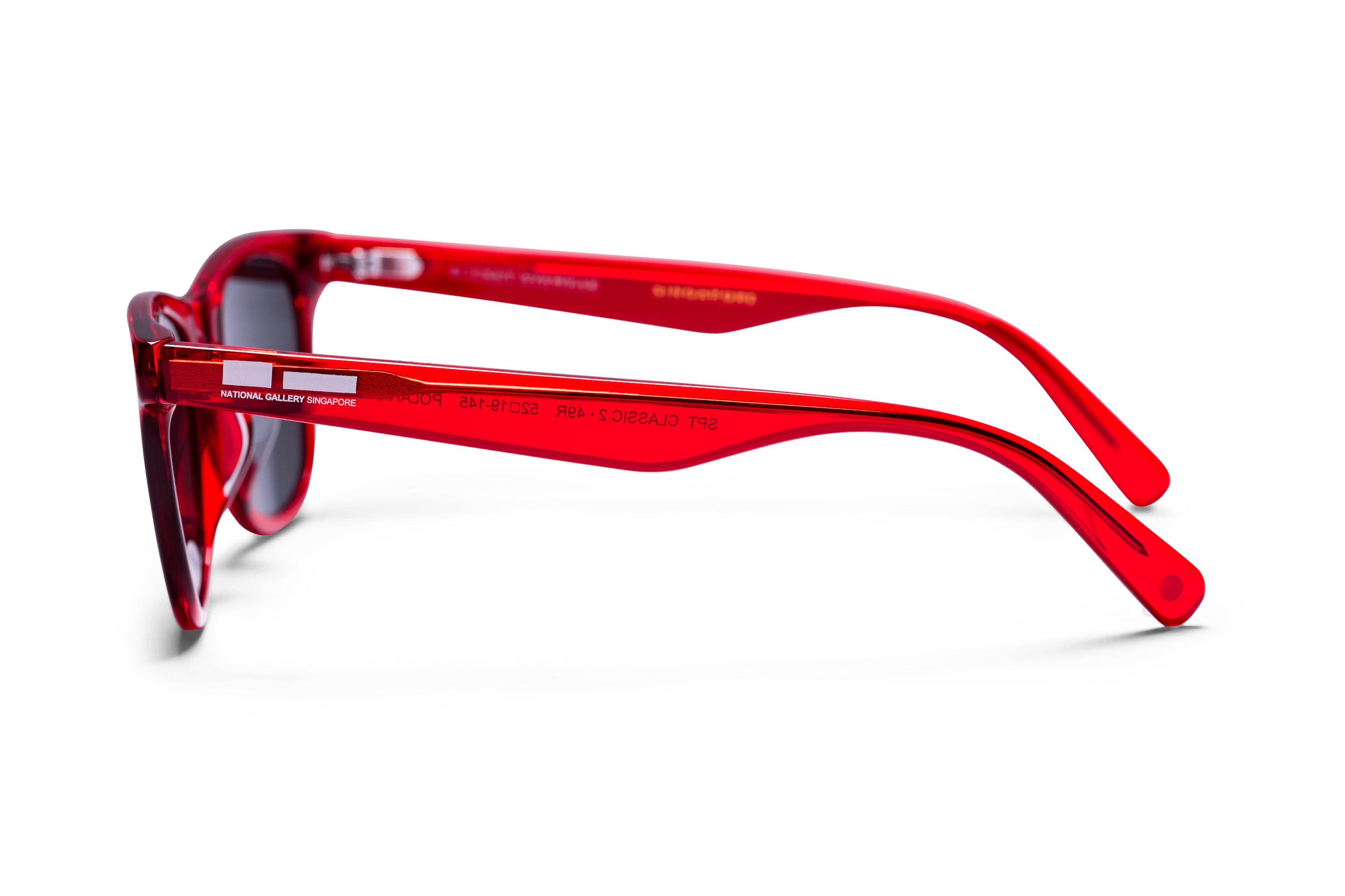 Rocket Eyewear x National Gallery Singapore SPT 2 Classic Gallery Red with Grey Non-Polarized Lenses (Limited Edition)