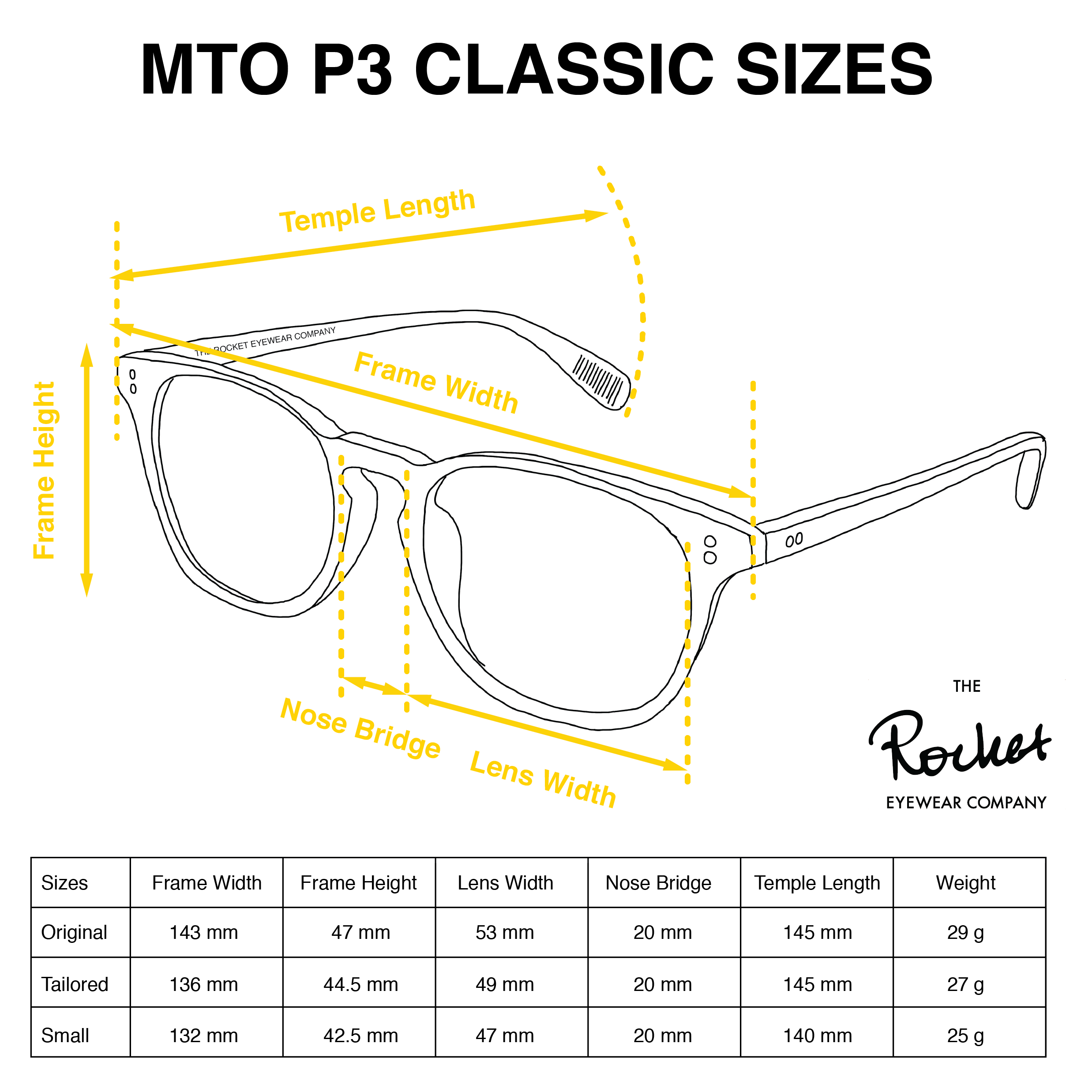Rocket MTO P3 Classic Espresso Crystal Glasses (HYGG)