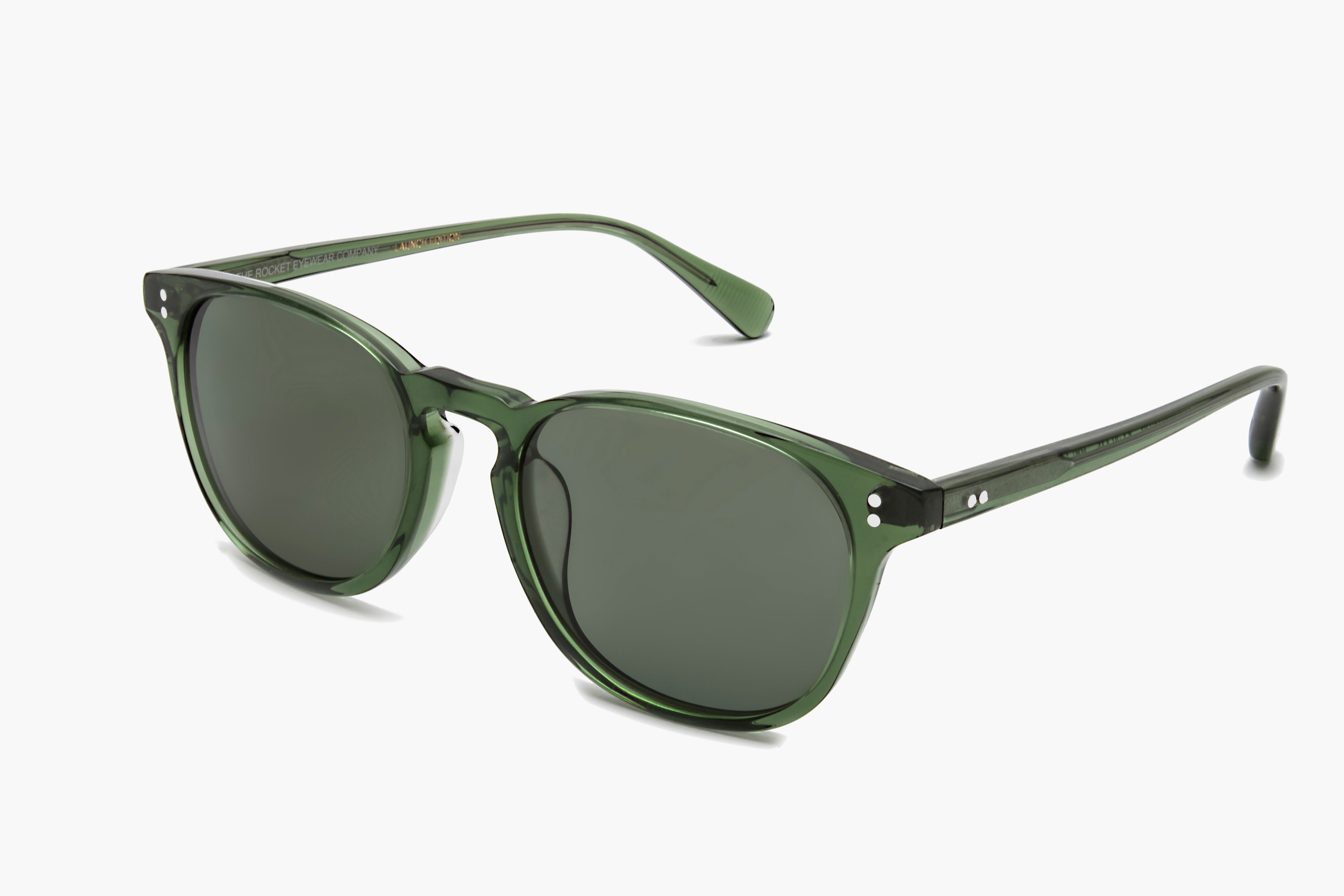 Rocket MTO P3 Classic Hunter Green Clear with Green Polarized Lenses (Launch Edition)