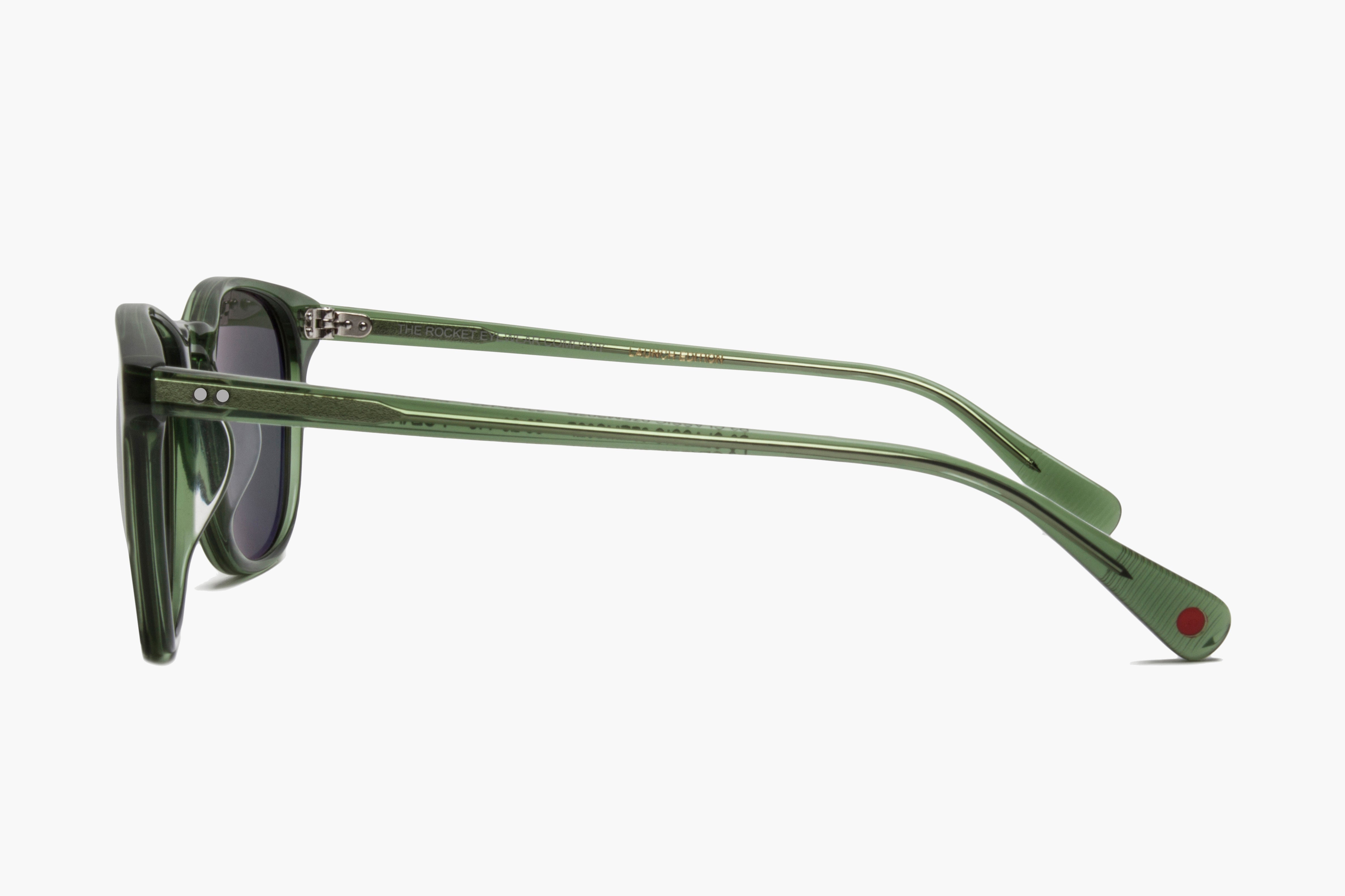 Rocket MTO P3 Classic Hunter Green Clear with Green Polarized Lenses (Launch Edition)