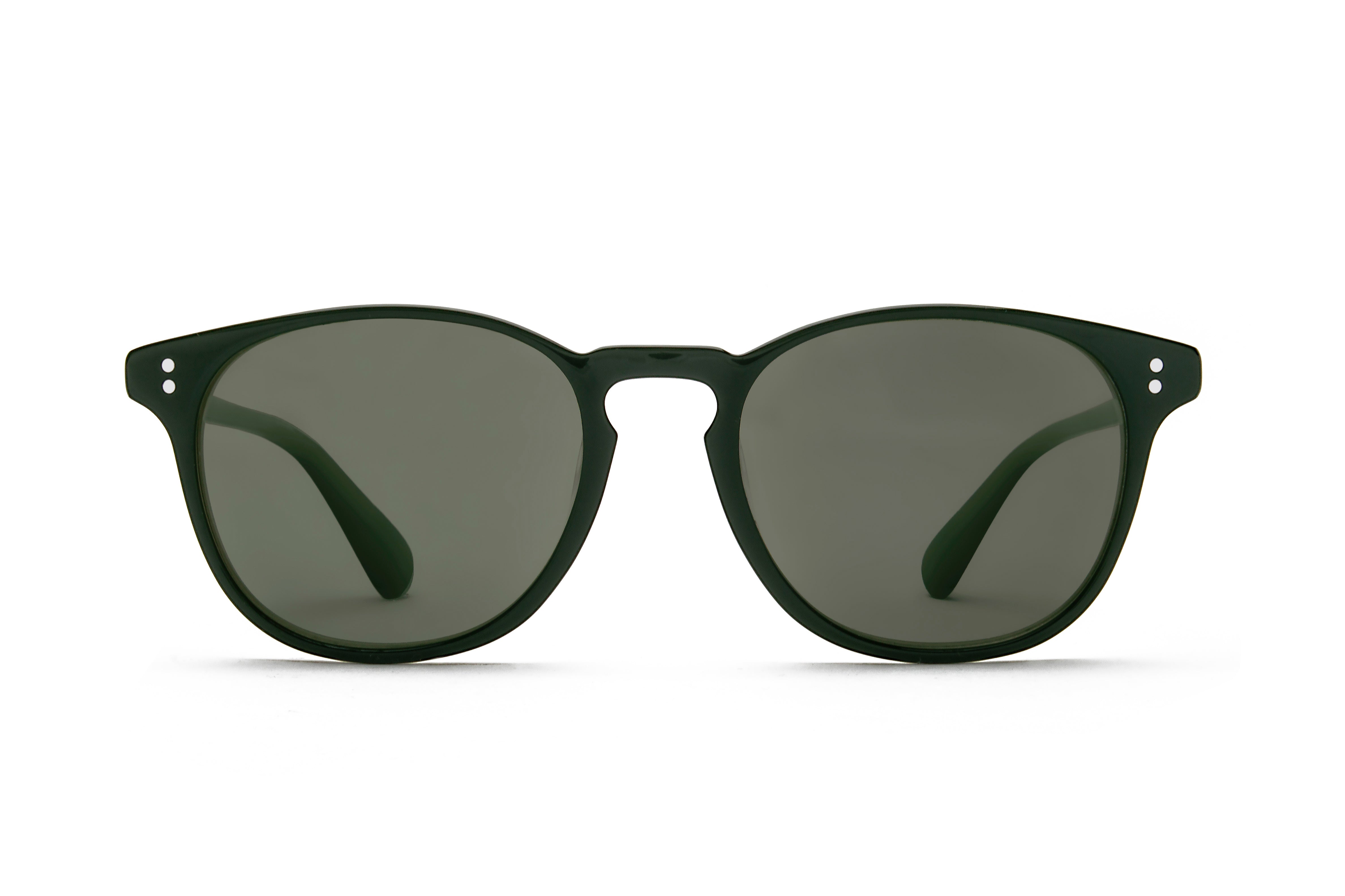 Rocket Eyewear Company P3 Classic Sunglasses Emerald Pea Green with Green polarized lenses